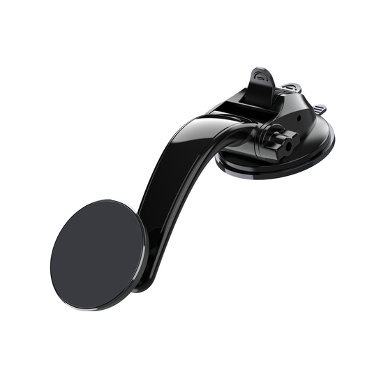 Magnetic Car Mount – Suction Cup Base, 360° Rotation
