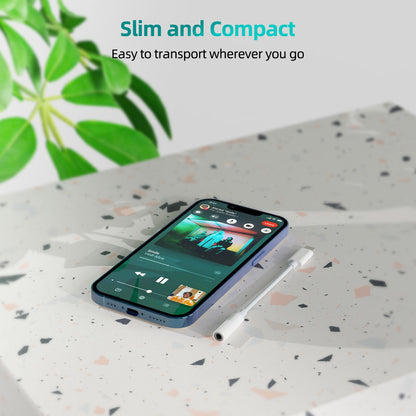 L to 3.5mm Adapter – Headphone Jack for Music & Calls