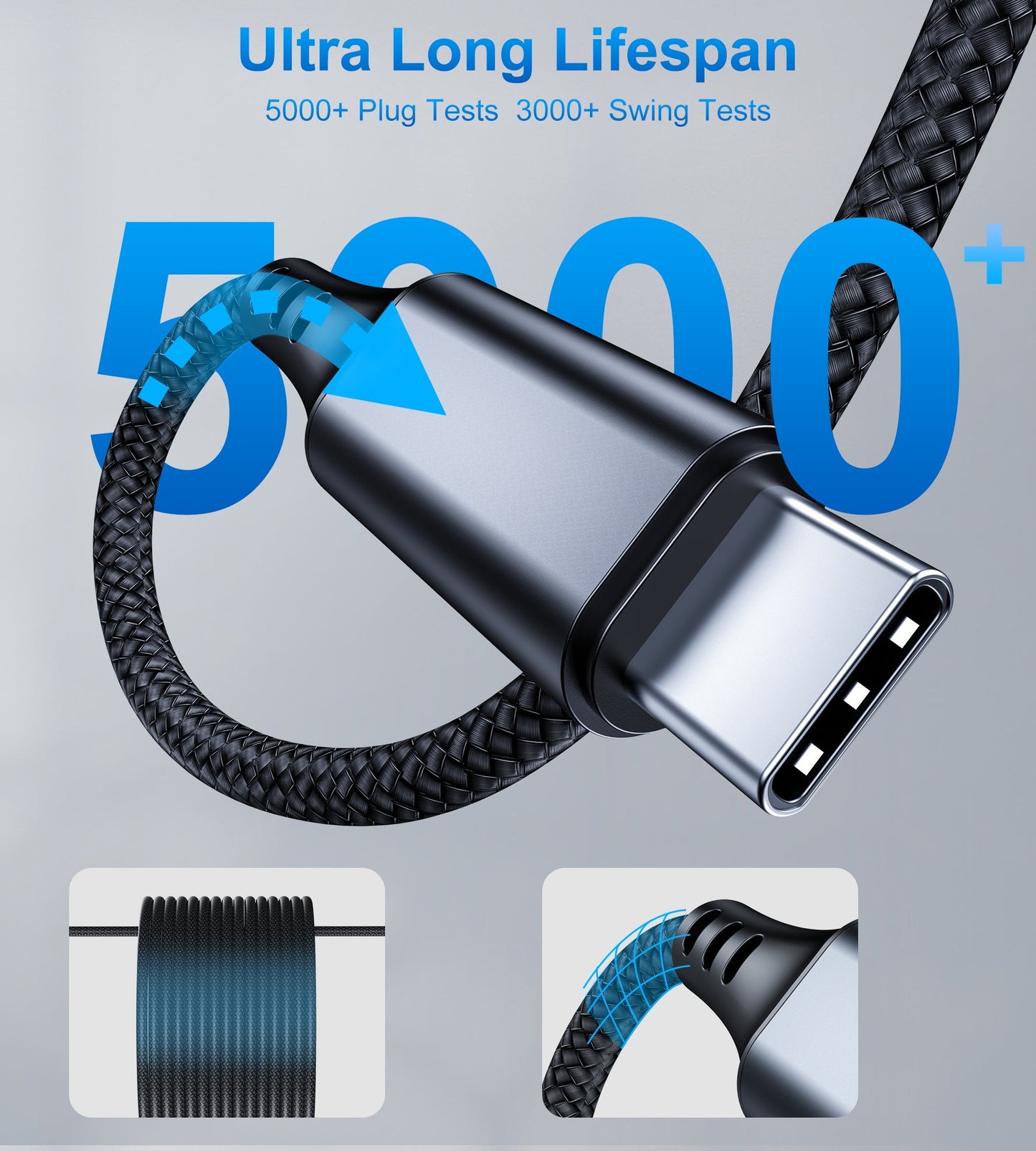 USB-C to 3.5mm Audio Cable – Headphone Adapter for Devices