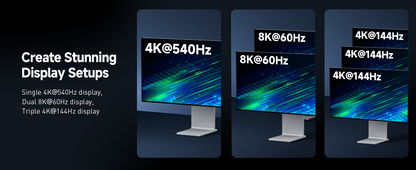 Thunderbolt 5 Cable – Intel Certified 80 Gbps & 240 W PD, 2.6 ft