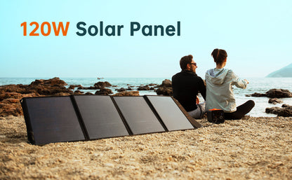 120W Foldable Solar Charger – Portable Panel for Outdoors