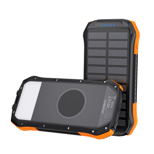 10000mAh Solar Power Bank – Portable Outdoor Charger