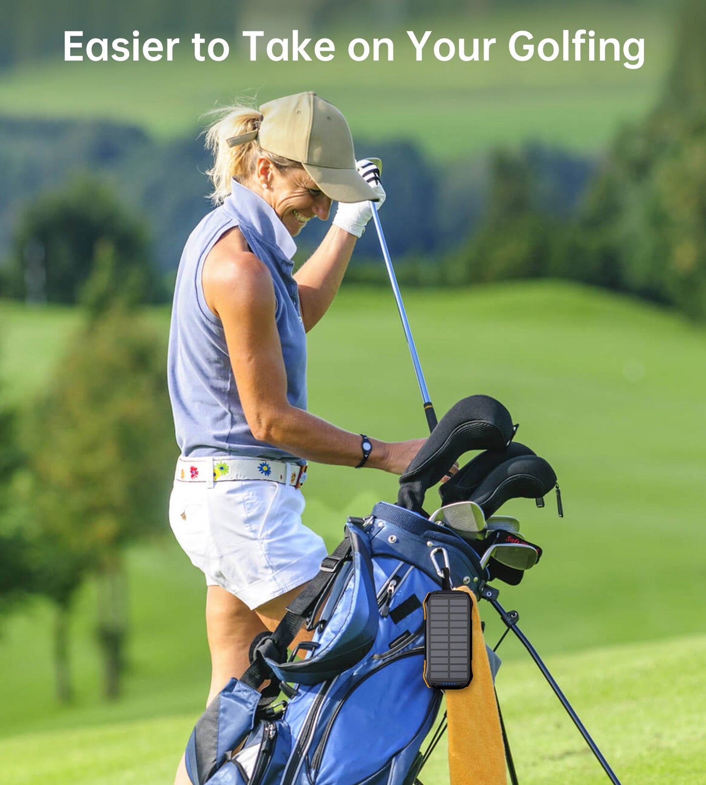 10000mAh Solar Power Bank – Portable Charger for Outdoors