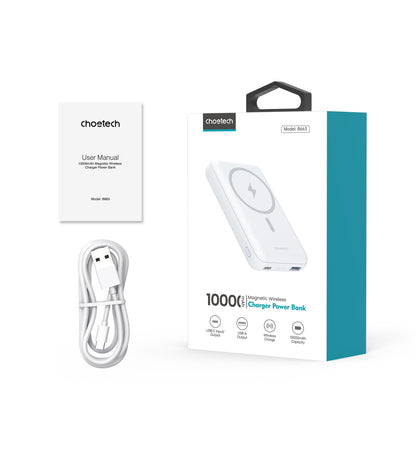 10000mAh Magnetic Wireless Charger – Portable Power Bank