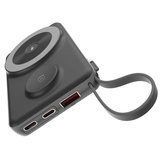 10000mAh Mag Power Bank– 22.5W PD, for iPhone & Watch
