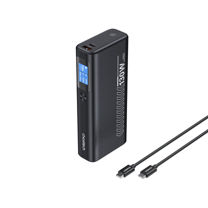 20000mAh Power Bank – 130W, USB-C/A, TFT Display, for Devices