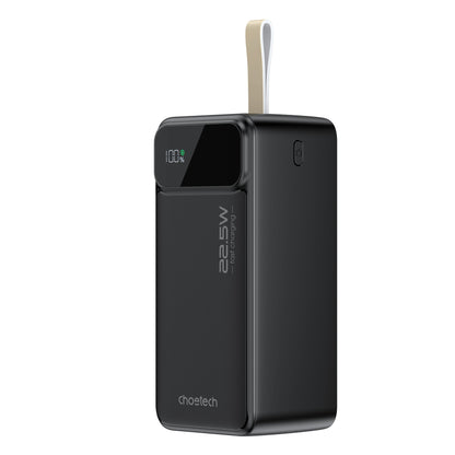 50000mAh Power Bank – 22.5W USB-C + Dual USB-A, Black