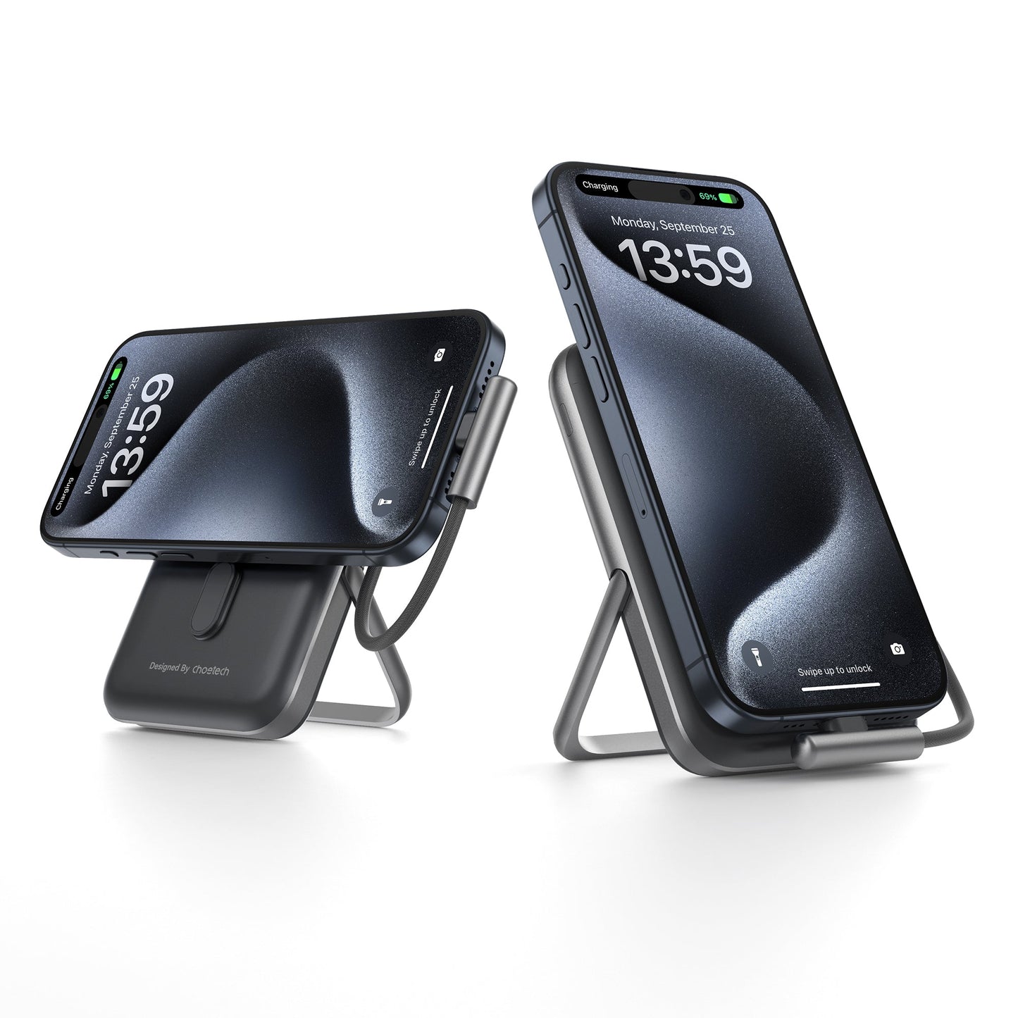 10000mAh Wireless Bank – 20W, C-Cable, Stand, for iPhone