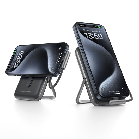 10000mAh Wireless Bank – 20W, C-Cable, Stand, for iPhone