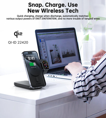 Qi2 Wireless Power Bank – 10000mAh, 15W Mag Charge