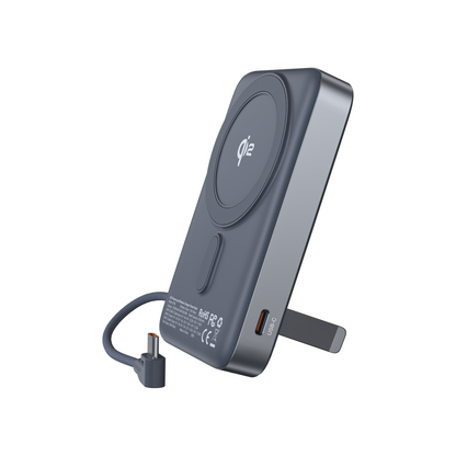 Qi2 Wireless Power Bank – 15W Magnetic Wireless Charging