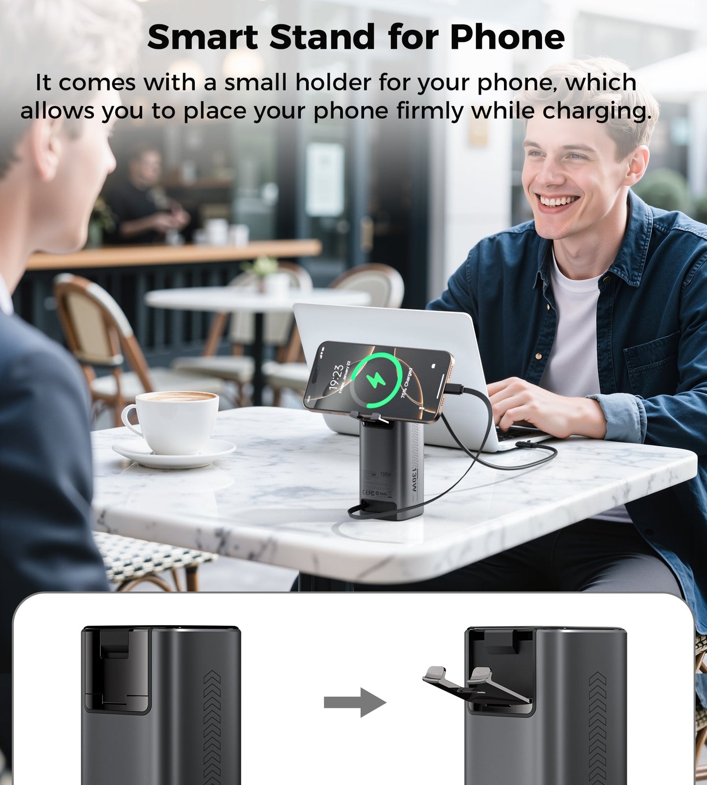 130W Power Bank – 20000mAh USB-C Fast Charging