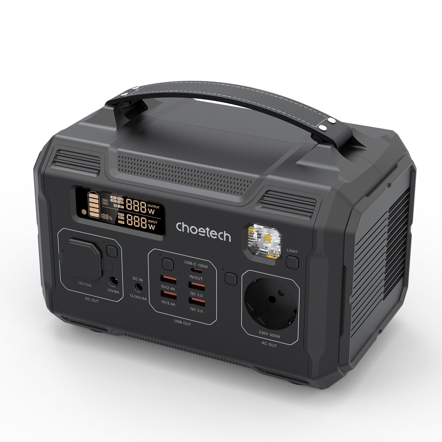 300W Portable Power Station – Outdoor Backup Battery Pack