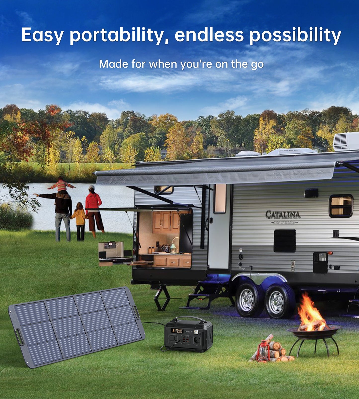 300W Portable Power Station – Outdoor Backup Battery Pack