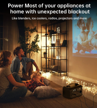 300W Portable Power Station – Outdoor Backup Battery Pack
