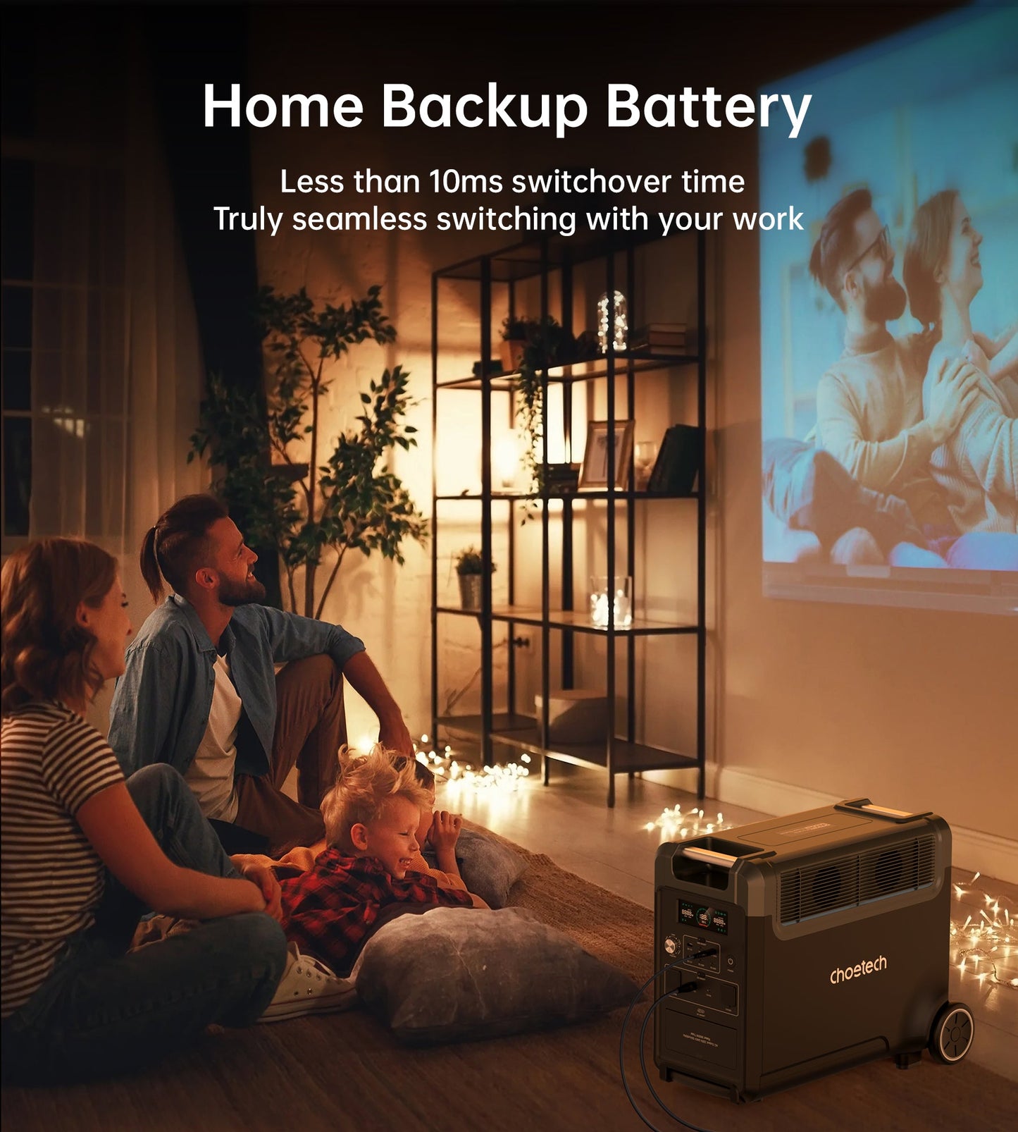 3600W Portable Power Station – UPS & Bidirectional Charging