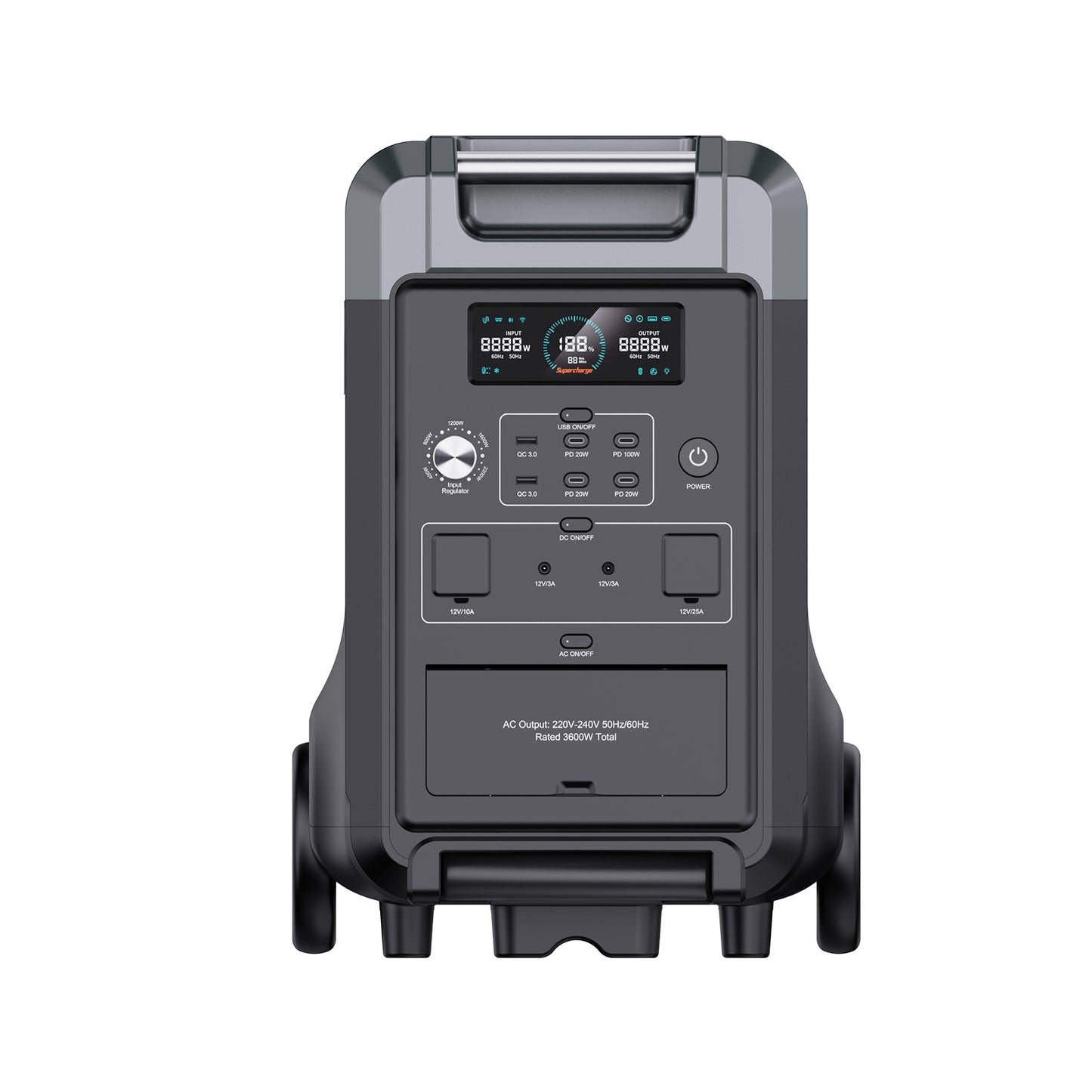 3600W Portable Power Station – UPS & Bidirectional Charging