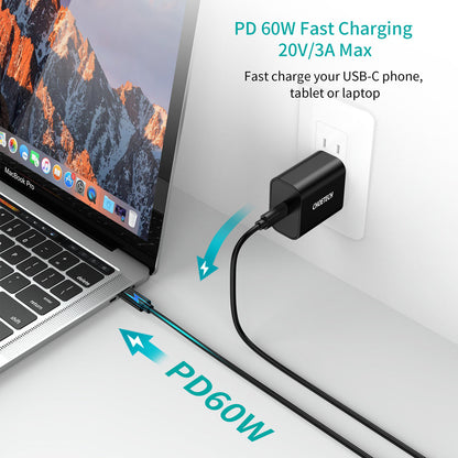 3A USB‑C to USB‑C Fast Charging Cable – 6.6 ft Long