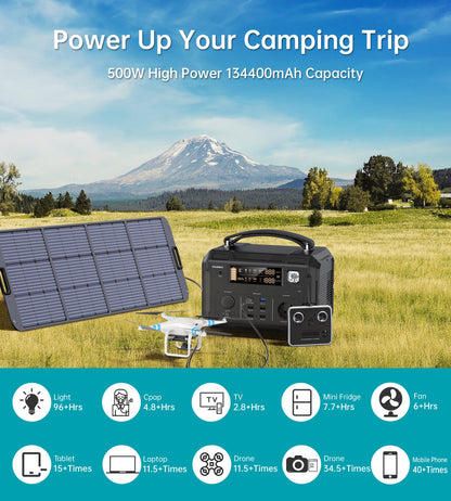 500W Portable Power Station – Outdoor Backup Battery