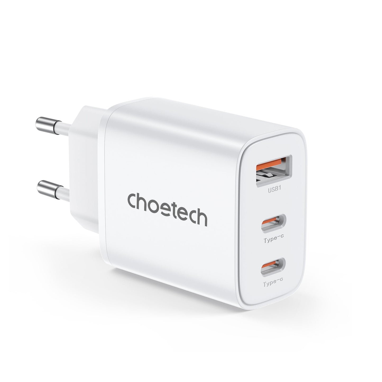 30W PD Fast Charger – 3-Port USB Charging Block