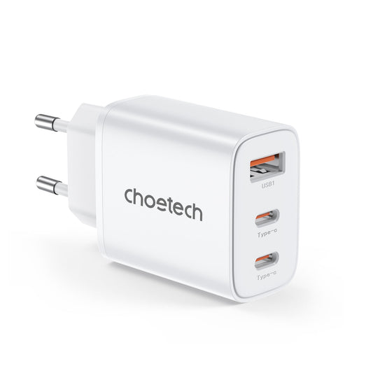 30W PD Fast Charger – 3-Port USB Charging Block