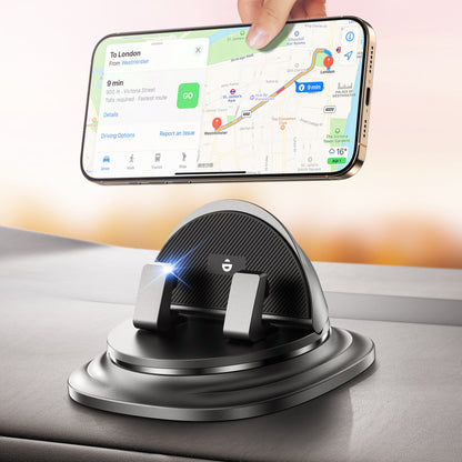 Dashboard Phone Mount – 360° Rotation, Anti-Skid, for Cars