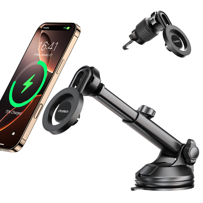 Magnetic Car Mount – 360° Rotation, Telescopic Arm, for SUVs