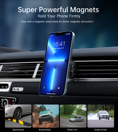 Magnetic Car Mount – Stand Holder for iPhone 12‑15 Series