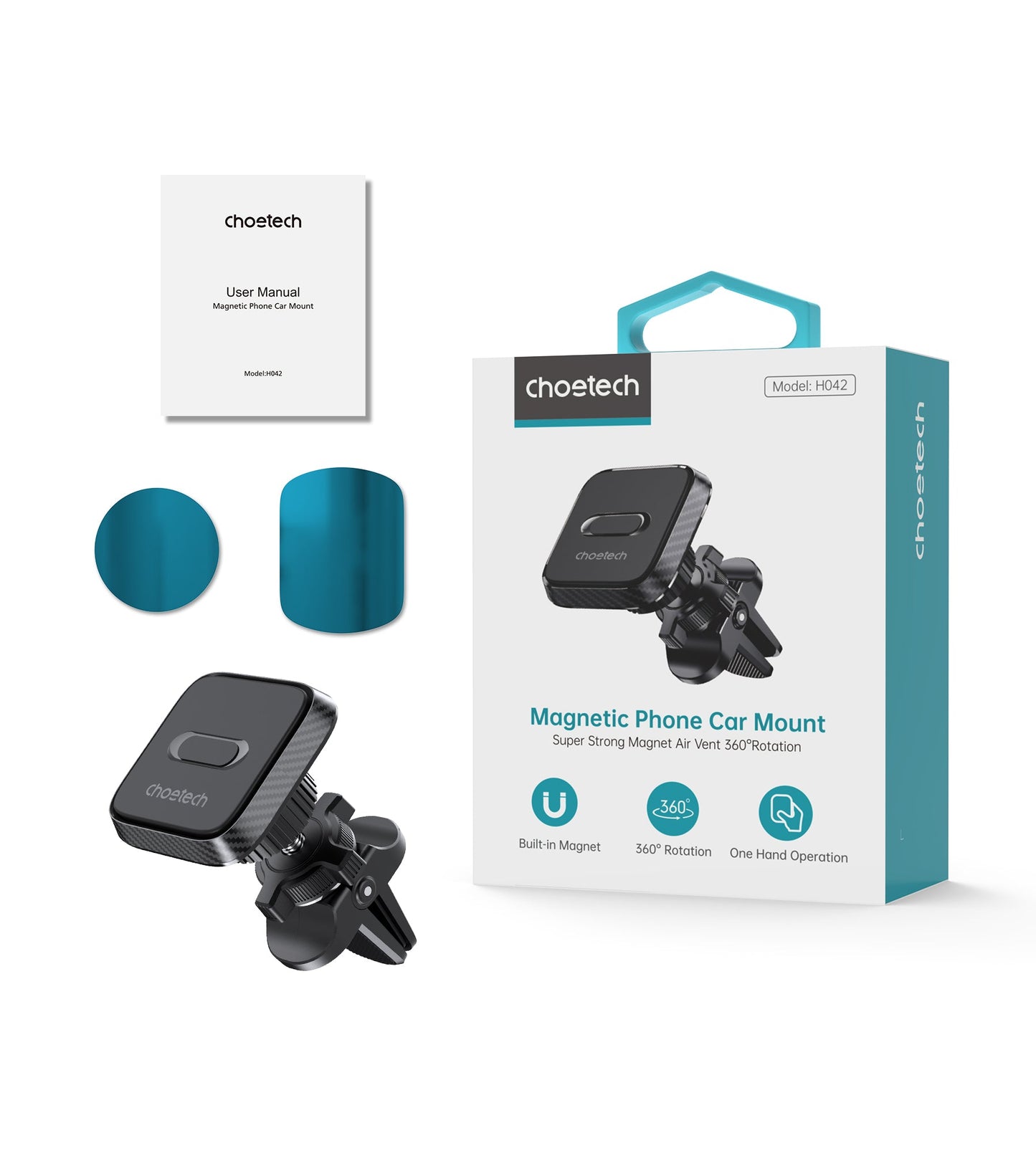 Magnetic Car Mount – Stand Holder for iPhone 12‑15 Series