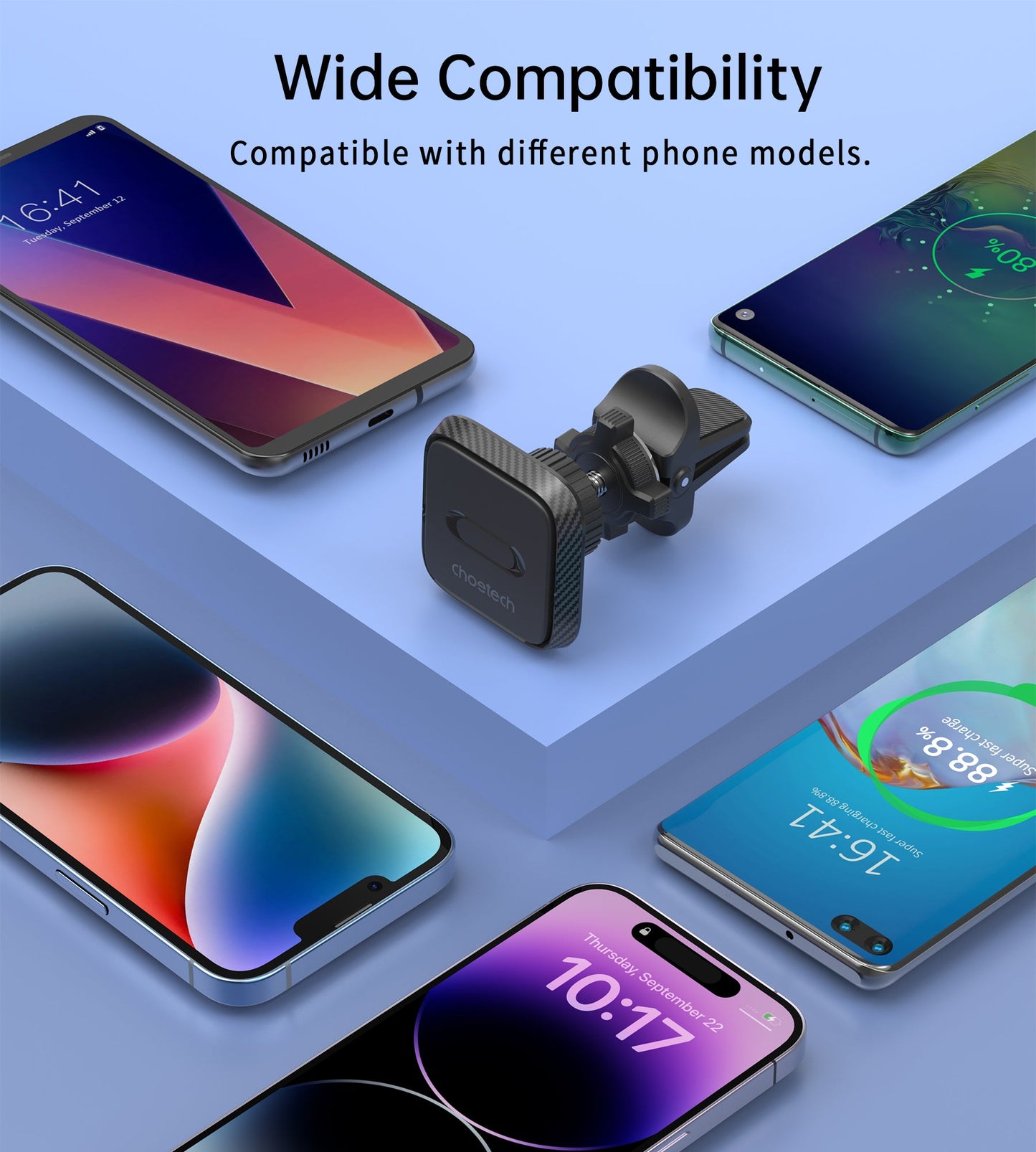 Magnetic Car Mount – Stand Holder for iPhone 12‑15 Series