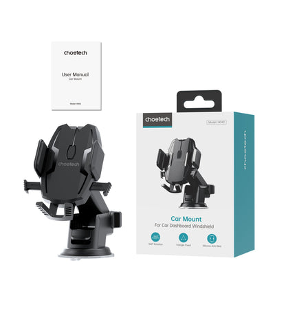 Universal Car Mount Stand – Adjustable Holder, Black