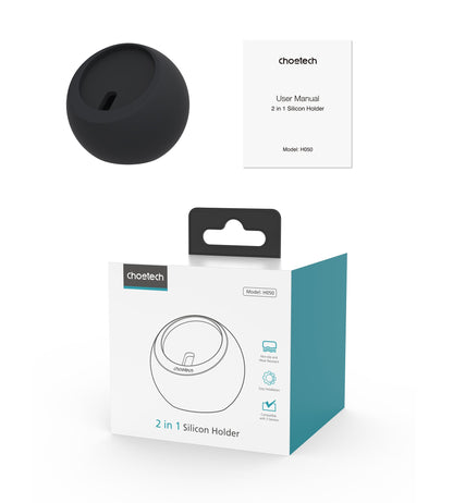 Magnetic Holder for iPhone 12–15 Series & Watch – White