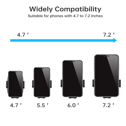 Air Vent Phone Mount – 360° Rotation, Clip-On Design
