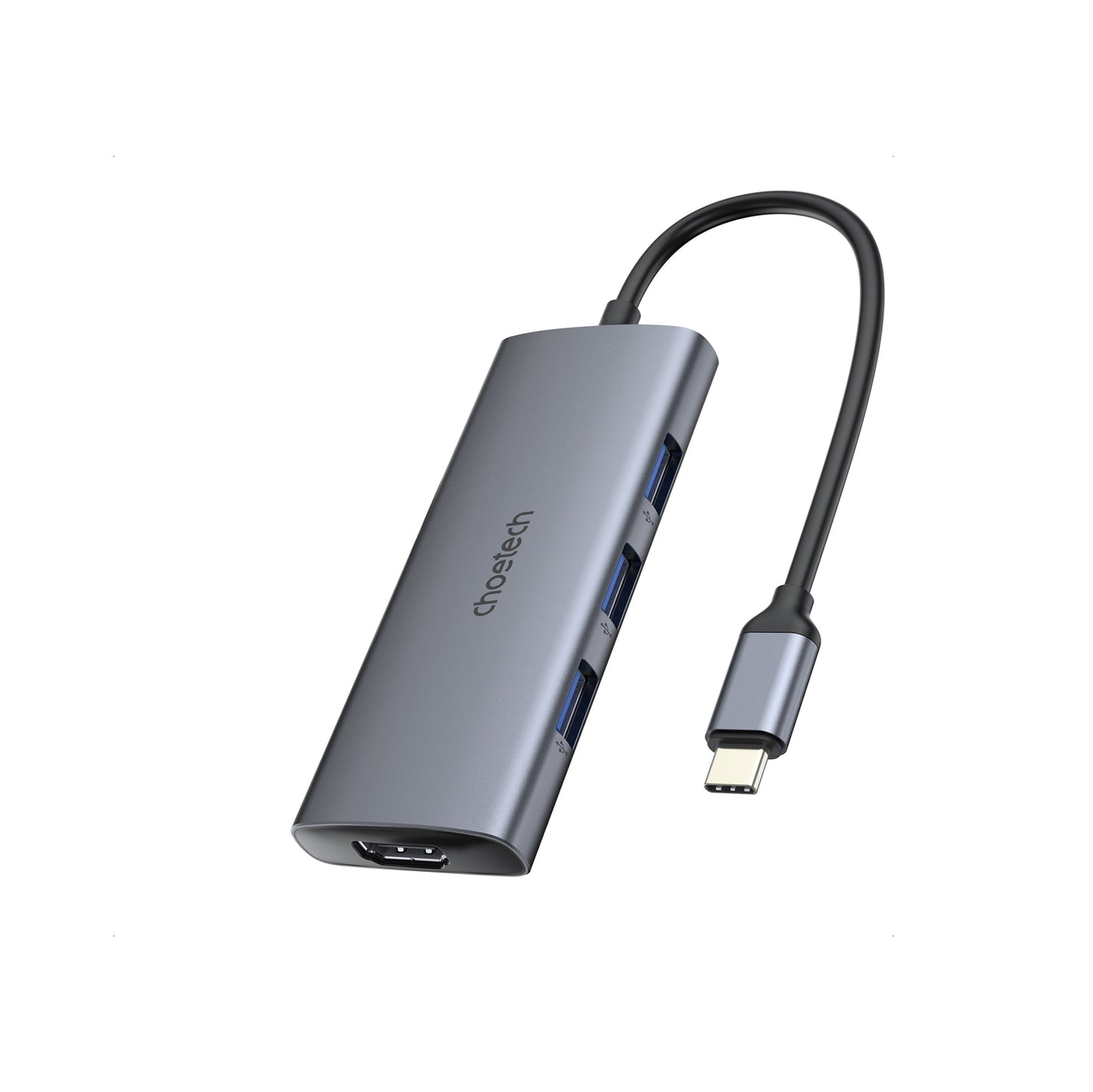 7-in-1 USB-C Hub – 4K HDMI, PD, USB, SD/TF, for MacBook