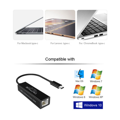USB-C to Ethernet Adapter – High-Speed RJ45 Network Access