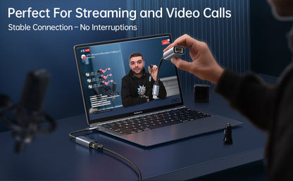 USB‑C to 2.5 Gbps Ethernet Adapter – Compact RJ45 Hub