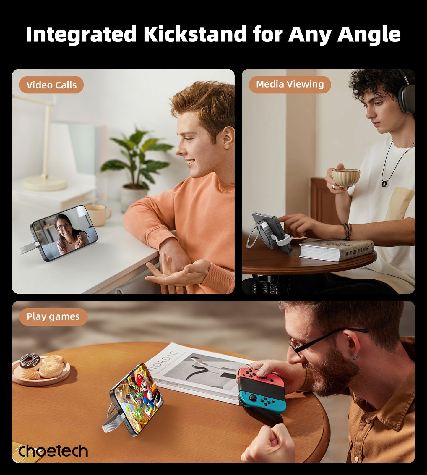 Magnetic M.2 SSD Case – 10Gbps, 100W PD, for Phone Use