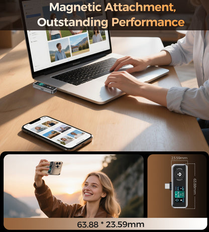 512GB Portable SSD – 10Gbps, Cooling Fan, for Phone Use