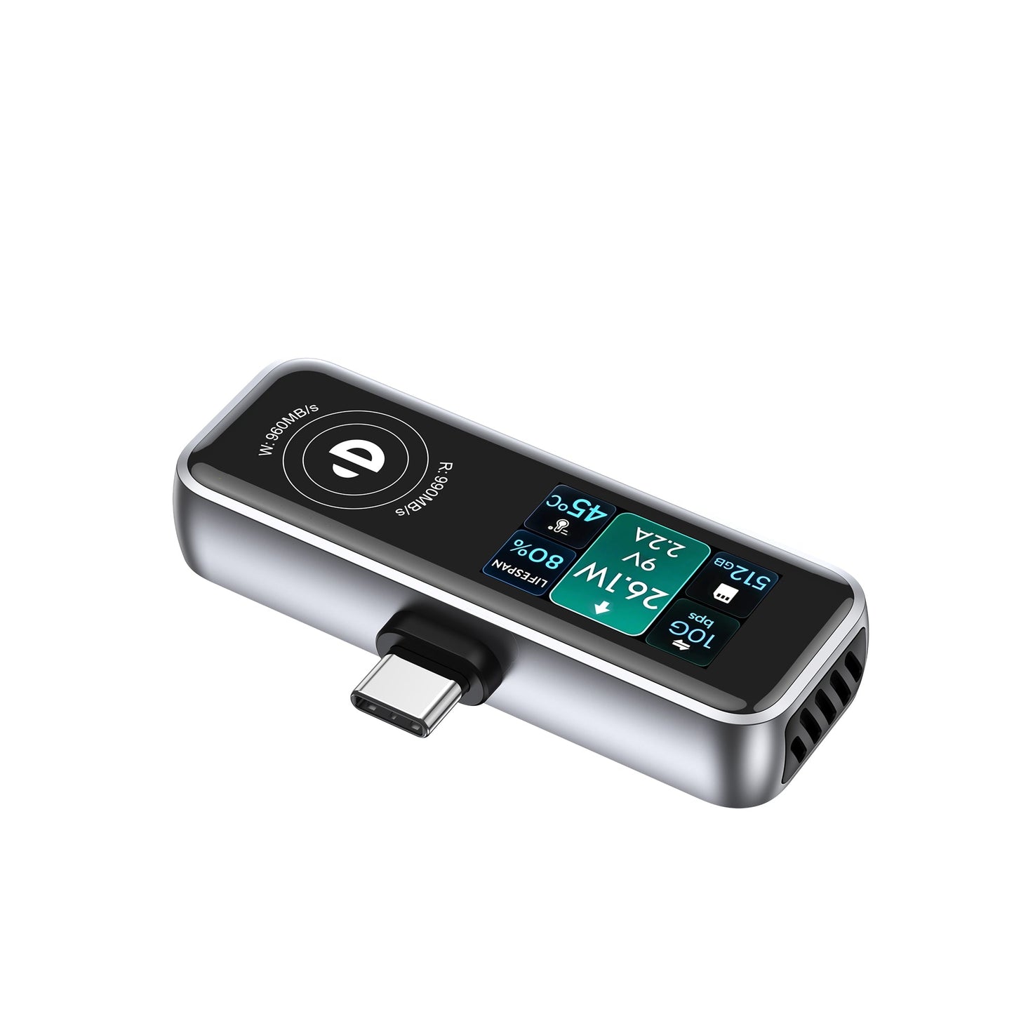 512GB Portable SSD – 10Gbps, Cooling Fan, for Phone Use