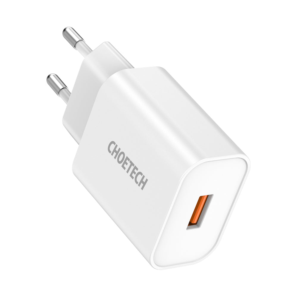 18W USB-A Wall Charger – Compact Fast Charging Power Adapter