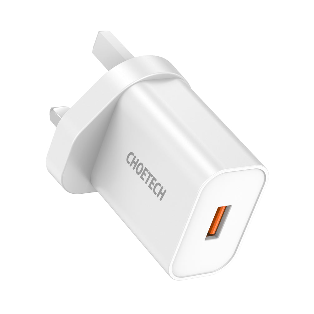 18W USB-A Wall Charger – Compact Fast Charging Power Adapter