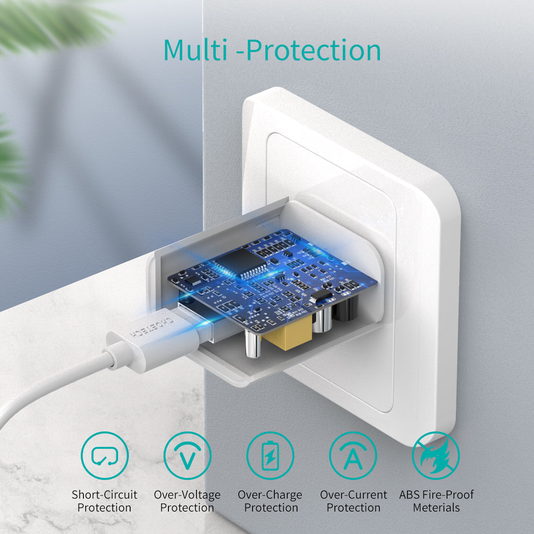 18W USB-A Wall Charger – Compact Fast Charging Power Adapter