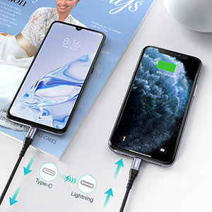 USB-C to iP/L Cable – MFi Certified Fast Charging Cord