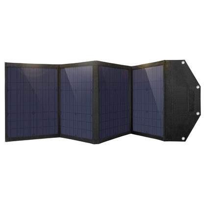 100W Foldable Solar Charger – USB Output for Outdoor Use