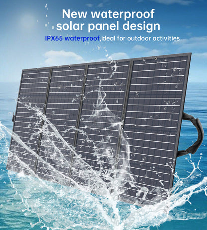 160W Foldable Solar Charger – Portable Panel for Outdoor Use
