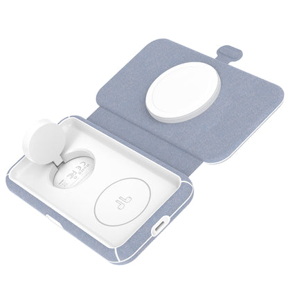 3-in-1 Magnetic Charger – 15W Mag-Safe, Watch Stand