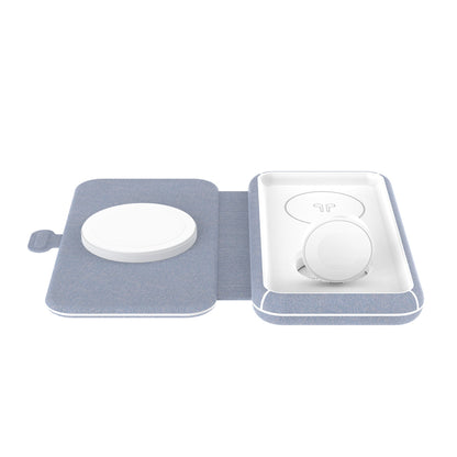 3-in-1 Magnetic Charger – 15W Mag-Safe, Watch Stand