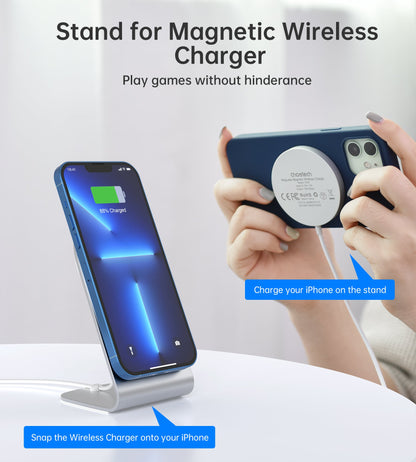 Mag-Safe Charger – Stand/Pad, 5ft Cable, for iPhone