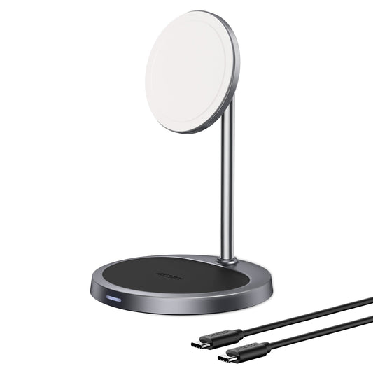 2-in-1 Magnetic Wireless Charger Stand – for iPhone 12–14