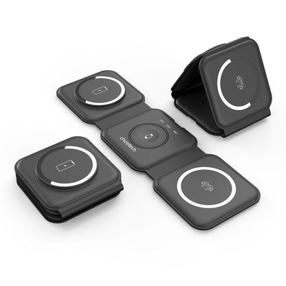 3-in-1 Foldable Magnetic Charger – for iPhone, Watch, Pods